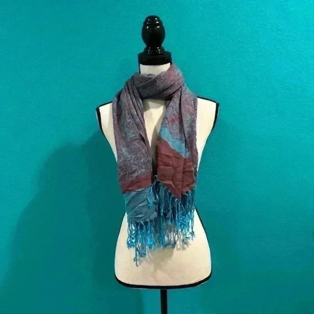 Blue scarf